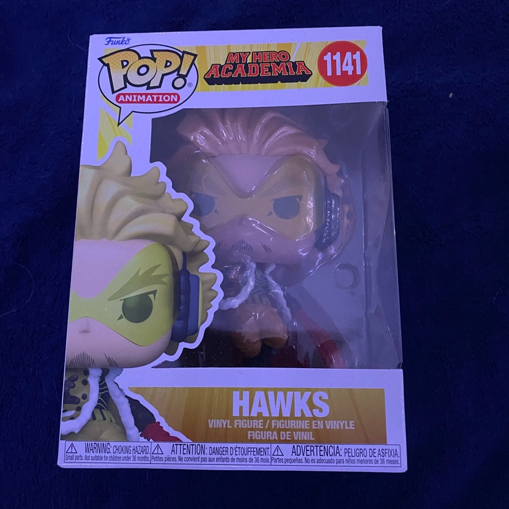 In the Box My Hero Acadamia Funko Pop Hawks
